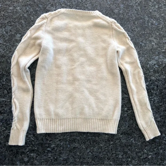 GAP Cream Fisherman Sweater - Picture 5 of 14